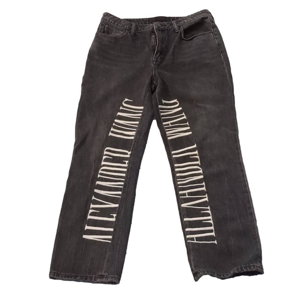 Denim x Alexander Wang cult black jeans size 30